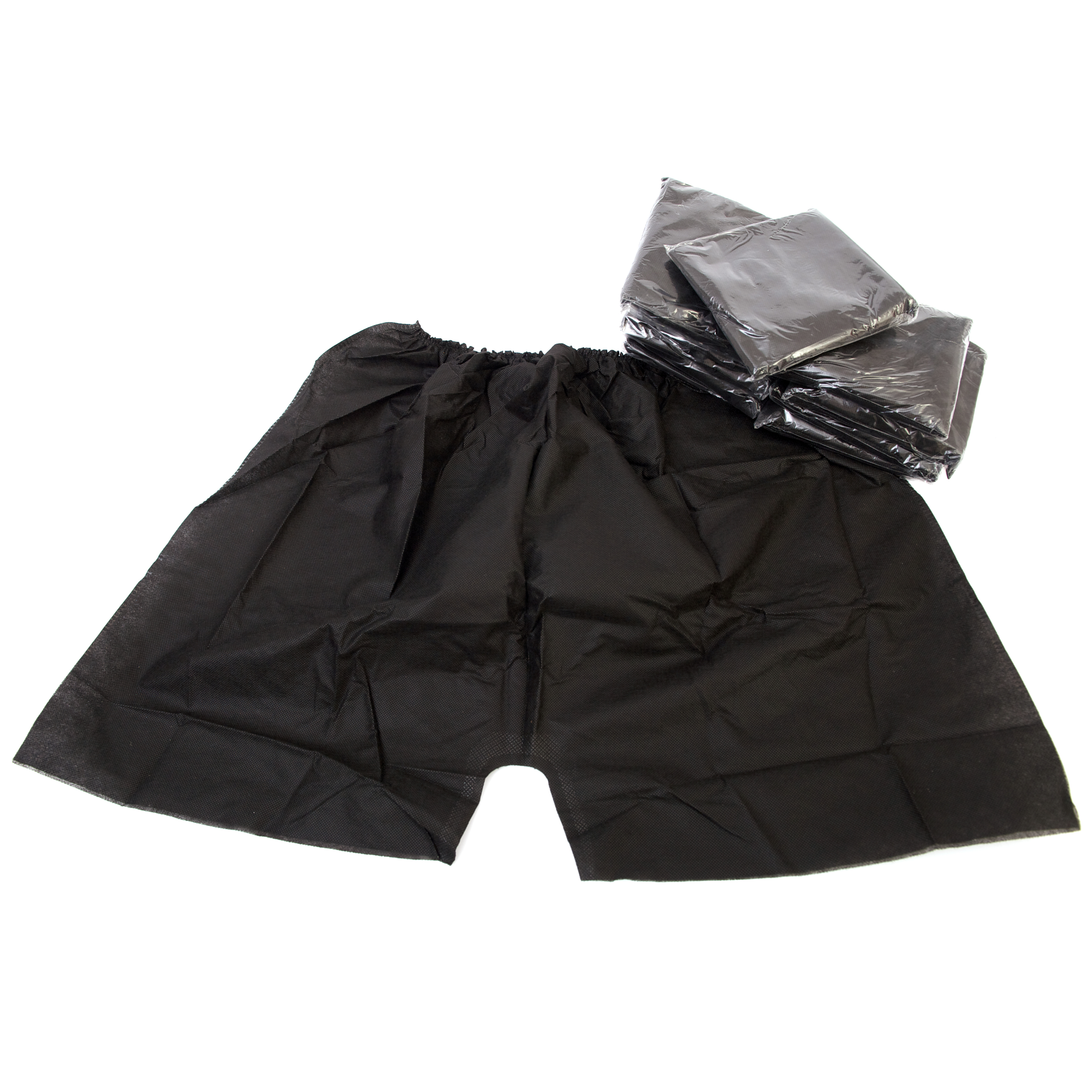 Disposable Boxer Shorts Black (10)